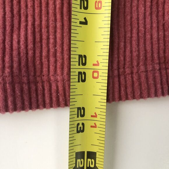 Old Navy Juniors Plush Tee Ribbed Long Sleeve Turtleneck MauveRose Medium NWT - Picture 8 of 16